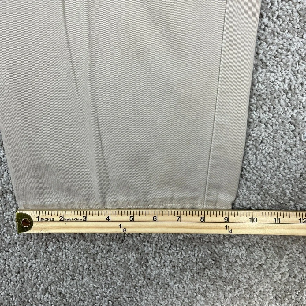 Polo Golf Ralph Lauren Pants Mens 39x29 Beige‎ Straight Leg Pleated Flap Pocket